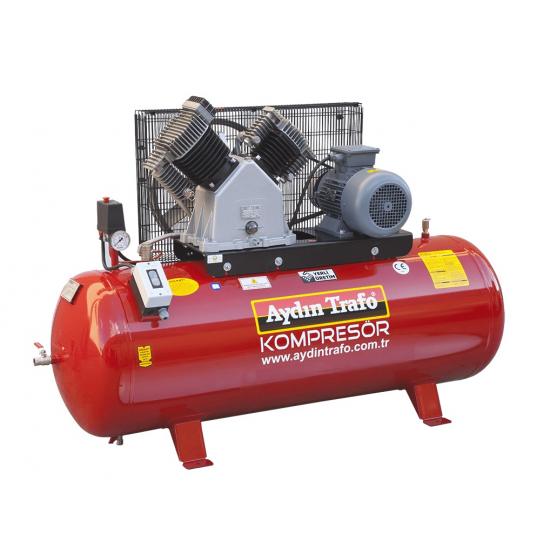 ÇİFT KADEMELİ PİSTONLU KOMPRESÖR 300 LT 380 V 5,5 HP AYDIN TRAFO ÇİFT KADEMELİ PİSTONLU KOMPRESÖR 300 LT 380 V 5,5 HP AYDIN TRAFO