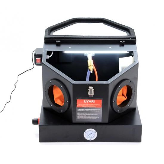 WORLDFORCE Kumlama Makinesi Mini 12 Lbs Kabinli 11445