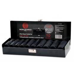WORLDFORCE Lokma Seti Uzun 10 Parça 1/2” WORLDFORCE Lokma Seti Uzun 10 Parça 1/2”