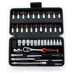 WORLDFORCE Lokma Takımı 46 Parça S-Ultra 1/4'' WORLDFORCE Lokma Takımı 46 Parça S-Ultra 1/4''