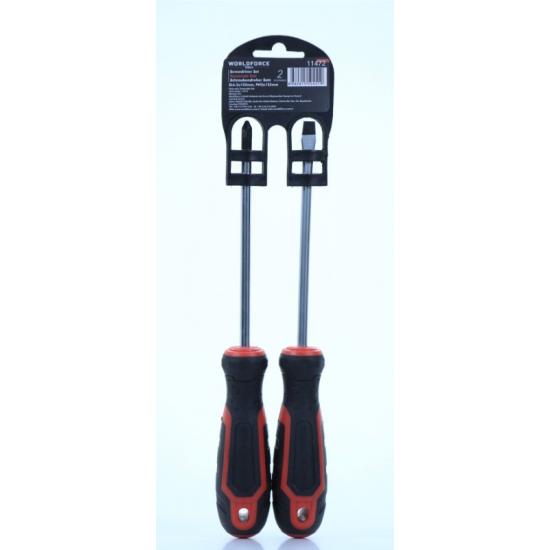 WORLDFORCE Tornavida Seti 2 Parça 6150CRV (SL6.5x125mm)(PH2x125mm) 11472
