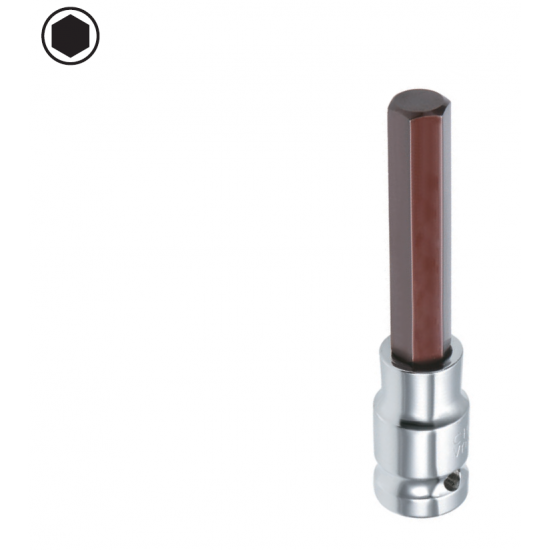 NT 1/2" Uzun S2 Allen CrV Lokma