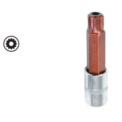 NT 1/2" Uzun S2 M Tipi Delikli CrV Lokma