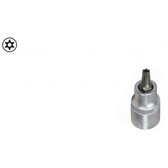 NT 1/4" CrV Altı Köşe Delikli Torx Lokma NT 1/4" CrV Altı Köşe Delikli Torx Lokma