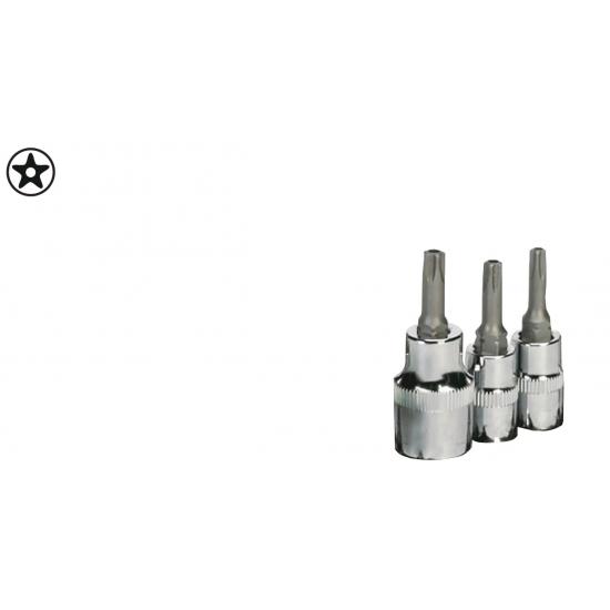 NT 1/4" CrV Star Delikli Torx Lokma NT 1/4" CrV Star Delikli Torx Lokma