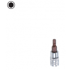 NT 1/4" S2 Allen CrV Lokma