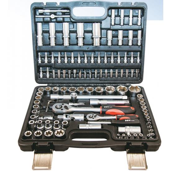 NT 108 Parça 1/4" ve 1/2" Altı Köşe CrV Bits & Lokma Seti NT 108 Parça 1/4" ve 1/2" Altı Köşe CrV Bits & Lokma Seti