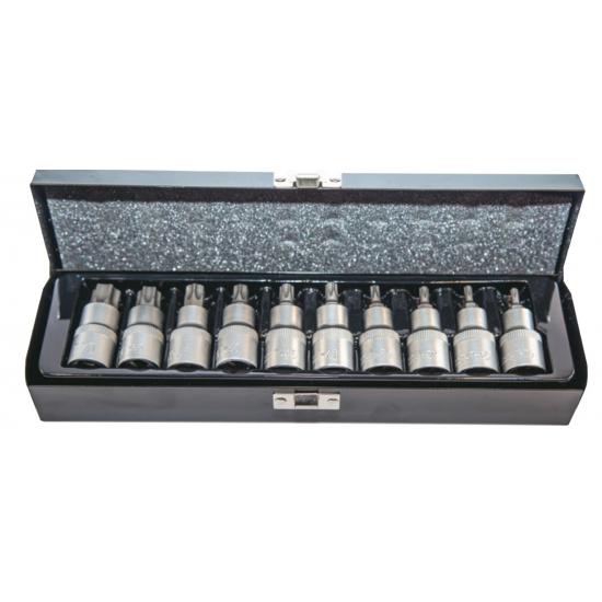 NT 11 Parça 1/2" CrV Torx Lokma Seti