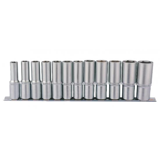NT 12 Parça 1/2" Altı Köşe Uzun CrV Lokma Seti NT 12 Parça 1/2" Altı Köşe Uzun CrV Lokma Seti