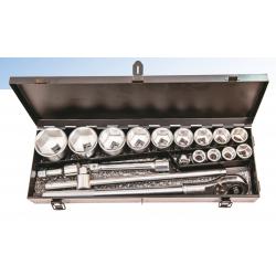 NT 19 Parça 3/4" Altı Köşe CrV Lokma Seti