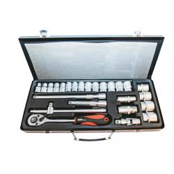 NT 26 Parça 1/2" Altı Köşe CrV Lokma Seti