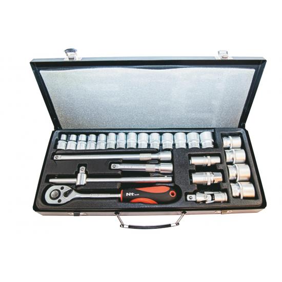 NT 26 Parça 1/2" Altı Köşe CrV Lokma Seti NT 26 Parça 1/2" Altı Köşe CrV Lokma Seti