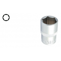 NT 3/8" CrV Altı Köşe Lokma