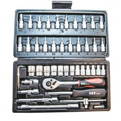 NT 46 Parça 1/4" Altı Köşe CrV Bits & Lokma Seti NT 46 Parça 1/4" Altı Köşe CrV Bits & Lokma Seti
