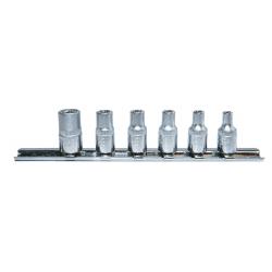 NT 6 Parça 1/4" CrV E Tipi Torx Lokma Seti NT 6 Parça 1/4" CrV E Tipi Torx Lokma Seti