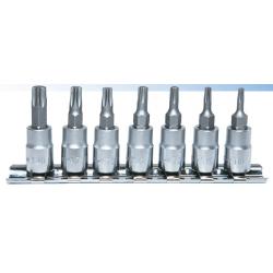 NT 7 Parça 1/4" CrV Torx Lokma Seti NT 7 Parça 1/4" CrV Torx Lokma Seti