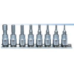 NT 8 Parça 1/4" CrV Allen Lokma Seti NT 8 Parça 1/4" CrV Allen Lokma Seti