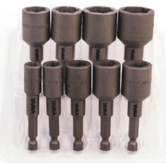 YAMA 9 Parça 1/4" CrMo Yıpranmış Cıvata ve Bozuk Somun Sökme Bits Lokma Seti YAMA 9 Parça 1/4" CrMo Yıpranmış Cıvata ve Bozuk Somun Sökme Bits Lokma Seti