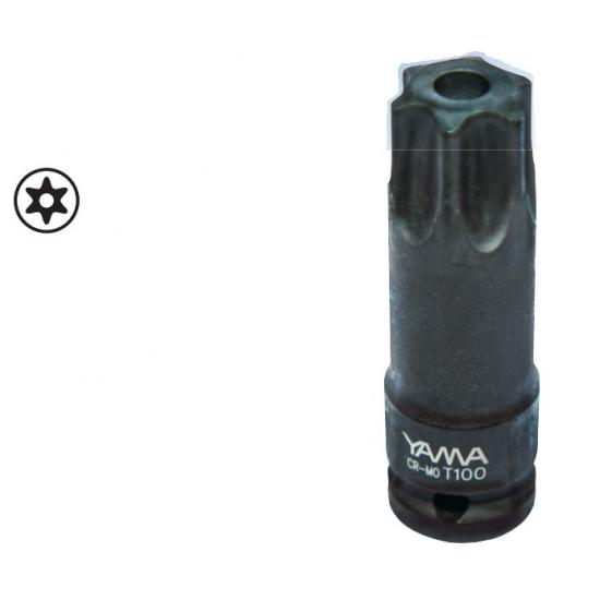 YAMA HAVALI 1/2" CrMo Altı Köşe Delikli Torx Lokma YAMA HAVALI 1/2" CrMo Altı Köşe Delikli Torx Lokma