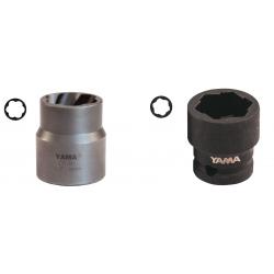 YAMA HAVALI 1/2" CrMo Yıpranmış Cıvata ve Bozuk Somun Sökme Lokması YAMA HAVALI 1/2" CrMo Yıpranmış Cıvata ve Bozuk Somun Sökme Lokması