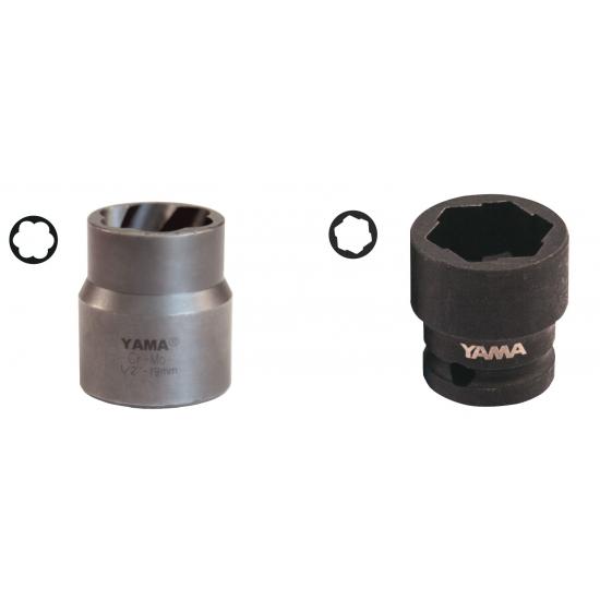 YAMA HAVALI 1/2" CrMo Yıpranmış Cıvata ve Bozuk Somun Sökme Lokması YAMA HAVALI 1/2" CrMo Yıpranmış Cıvata ve Bozuk Somun Sökme Lokması