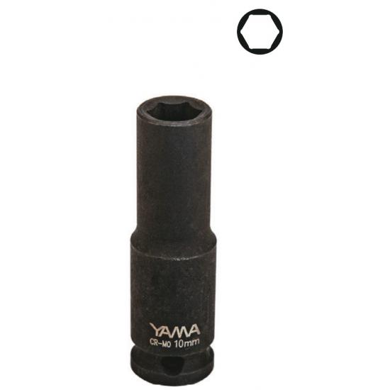 YAMA HAVALI LOKMA 3/8" CrMo Uzun Metrik Lokma YAMA HAVALI LOKMA 3/8" CrMo Uzun Metrik Lokma