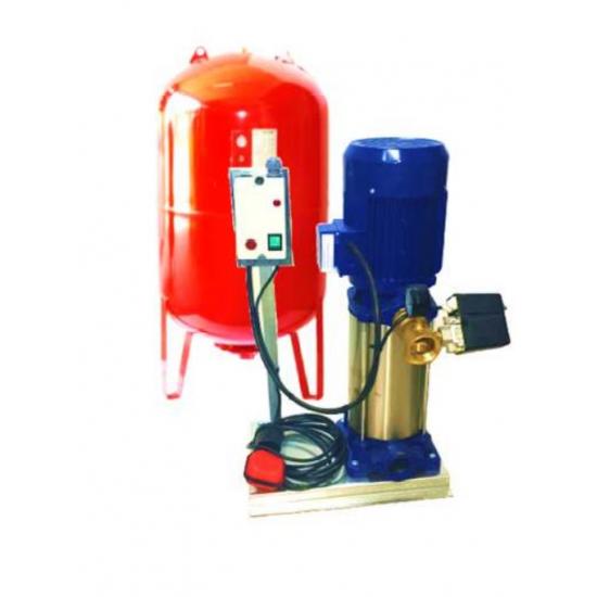 380 V DİK MİLLİ KADEMELİ HİDROFOR 100 LT TANKLI 5 KAT 20 DAİRE
