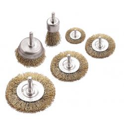 PORTEK TEL FIRÇA SETİ-SAÇAKLI 6 PCS
