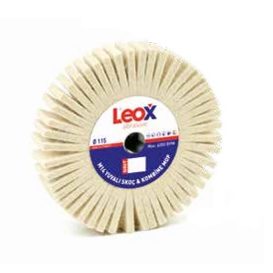 LEOX Somunlu Keçe Kombine Mop LEOX Somunlu Keçe Kombine Mop