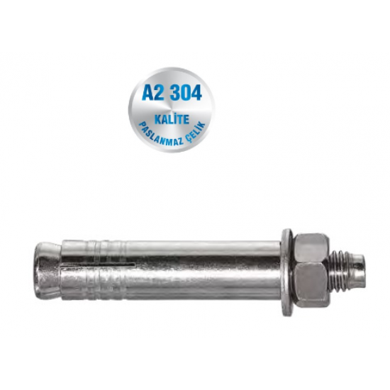 İNOX BORULU DÜBEL A2-304 KALİTE ART 212 İNOX BORULU DÜBEL A2-304 KALİTE ART 212