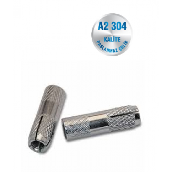 İNOX ÇAKMALI DÜBEL A2-304 KALİTE ART 213 İNOX ÇAKMALI DÜBEL A2-304 KALİTE ART 213