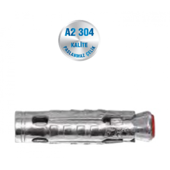 İNOX S TİPİ DÜBEL A2-304 KALİTE ART 215 İNOX S TİPİ DÜBEL A2-304 KALİTE ART 215