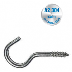 İNOX PİTON KANCA A2-304 KALİTE ART 8206 İNOX PİTON KANCA A2-304 KALİTE ART 8206