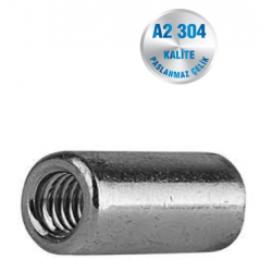 İNOX BİRLEŞTİRME SOMUNU A2-304 KALİTE ART 9070 İNOX BİRLEŞTİRME SOMUNU A2-304 KALİTE ART 9070