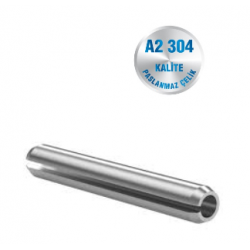 İNOX 2.5 MM YARIKLI PİM A2-304 KALİTE DIN 1481 İNOX 2.5 MM YARIKLI PİM A2-304 KALİTE DIN 1481