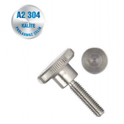 İNOX M6 AYAR VİDASI TIRTILLI A2-304 KALİTE DIN 464