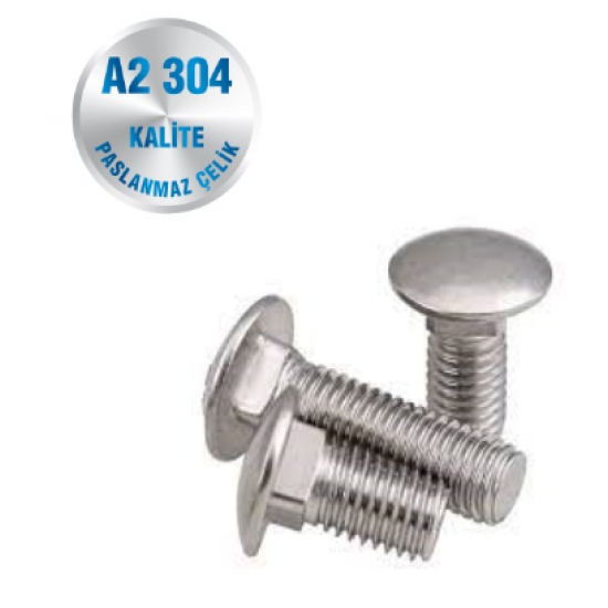 İNOX M16 KASA CİVATASI DİBİ DÖRT KÖŞE A2-304 KALİTE DIN 603 İNOX M16 KASA CİVATASI DİBİ DÖRT KÖŞE A2-304 KALİTE DIN 603