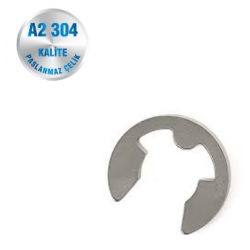 İNOX AY TİPİ SEGMAN A2-304 KALİTE  DIN 6799