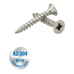 İNOX 3 MM YHB SUNTA VİDASI A2-304 KALİTE DIN 7505