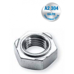 İNOX ALTIKÖŞE KAYNAK SOMUNU A2-304 KALİTE DIN 929 İNOX ALTIKÖŞE KAYNAK SOMUNU A2-304 KALİTE DIN 929