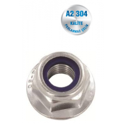 İNOX YÜKSEK FİBERLİ SOMUN A2-304 KALİTE DIN 982 İNOX YÜKSEK FİBERLİ SOMUN A2-304 KALİTE DIN 982