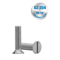 İNOX M10 HAVŞA BAŞLI VİDA A2-304 KALİTE DIN 963