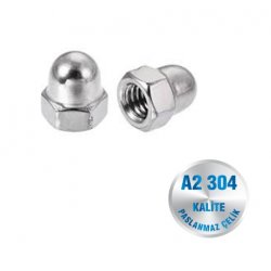 İNOX KÖR SOMUN A2-304 KALİTE DIN 1587   