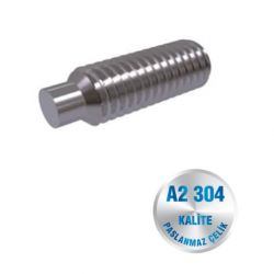 İNOX M10 MEMELİ UÇLU SETİSKUR A2-304 KALİTE DIN 915 İNOX M10 MEMELİ UÇLU SETİSKUR A2-304 KALİTE DIN 915