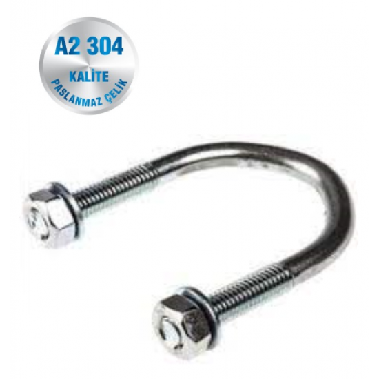 İNOX U BOLT A2-304 KALİTE ART 3570 İNOX U BOLT A2-304 KALİTE ART 3570