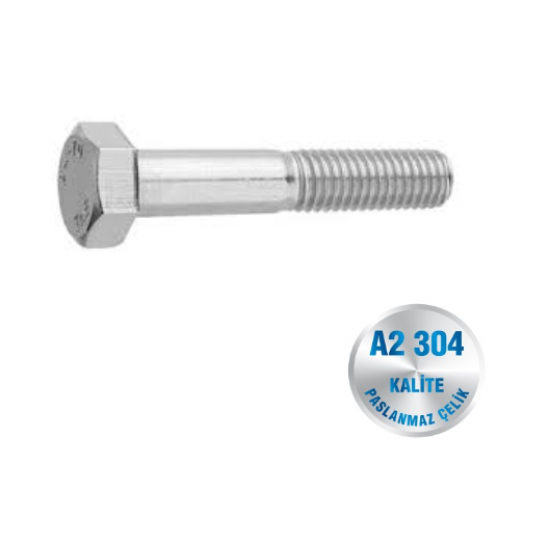 İNOX M14 CİVATA YARIM DİŞ A2-304 KALİTE DIN 931 İNOX M14 CİVATA YARIM DİŞ A2-304 KALİTE DIN 931