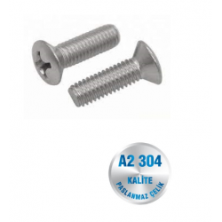 İNOX M3 YILDIZ MERCİMEK BAŞLI VİDA A2-304 KALİTE DIN 966 İNOX M3 YILDIZ MERCİMEK BAŞLI VİDA A2-304 KALİTE DIN 966