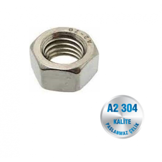 İNOX WHITWORTH UNC AĞIR HİZMET SOMUNU ASTM 2H /B8 A2-304 KALİTE ART 934H İNOX WHITWORTH UNC AĞIR HİZMET SOMUNU ASTM 2H /B8 A2-304 KALİTE ART 934H