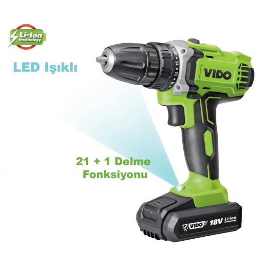 18V Li-Ion Şarjlı Matkap