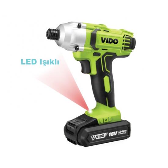 VIDO 18V Li-Ion Akülü WD040410180 Darbeli Vidalama WD040410180 VIDO 18V Li-Ion Akülü WD040410180 Darbeli Vidalama WD040410180